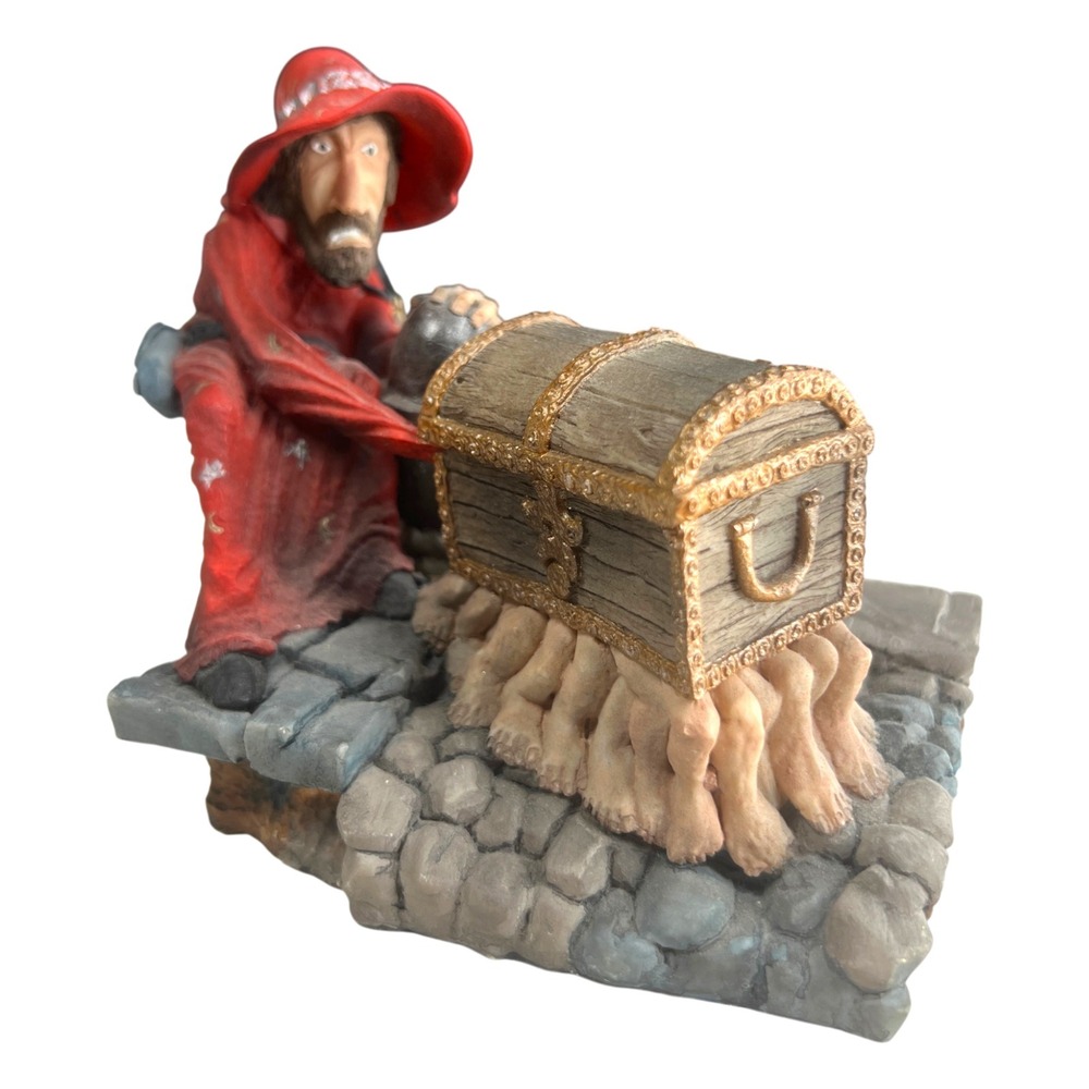 Clarecraft Discworld Rincewind and the Luggage DW25 Rare Early Retired Figure